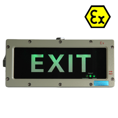 ATEX 3 وات چراغ خروجی ضد انفجار 180 دقیقه زمان اضطراری