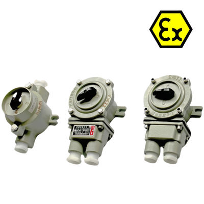 کلید ضد انفجار آلومینیوم درجه دریایی 10 آمپر جریان 50/60 هرتز ولتاژ برای کاربردهای صنعتی