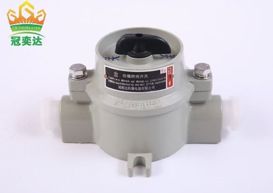 220V/380V سوئیچ روشنایی ضد انفجار با کیفیت بالا IP66 ضد آب عمده فروشی