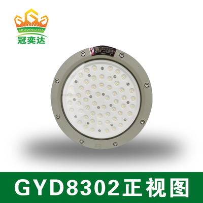 چراغ LED پرنور ضد انفجار برای مناطق خطرناک (100W-200W، IP66) – آلیاژ آلومینیوم، نصب سقفی/دیواری، 120lm/W