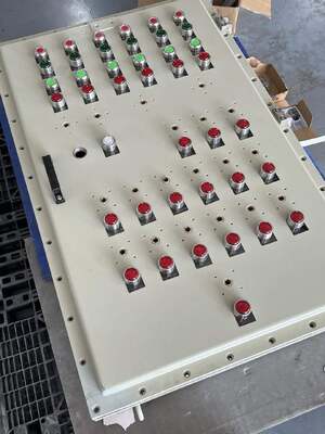 آلیاژ آلومینیوم سفارشی ضد انفجار مقاومت در برابر خوردگی تابلوی توزیع EX IIB