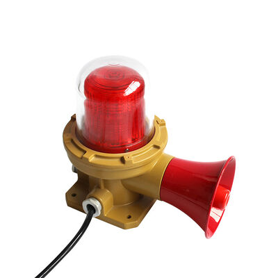 Power Consumption 5 to 40W Explosion Proof Alarm Lights Ceiling Mounting Internal Lampshade Options Red Yellow Blue and Other Colors
