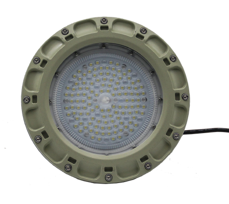 IECEx IP66 چراغ ضد انفجار LED 100W 150W High Bay Light WF2 AC 100-277V آلیاژ آلومینیومی با گارانتی 5 ساله