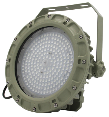 Ex IIC T6 ATEX IECEx IP66 WF2 ضد اسپری نمک ضد انفجار نور خلیج بالا 50w-240w برای پلتفرم حفاری دریایی