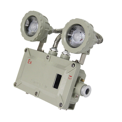 دیوار نصب شده 220v دو سر 90 دقیقه زمان اضطراری 20 * 3w ضد انفجار LED چراغ اضطراری آتش