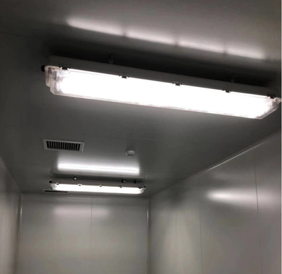 مواد GRP قدرت بالا 1200mm 2 * 18w نور فلورسنت ضد انفجار برای صنایع شیمیایی