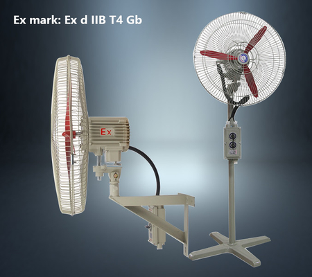 فن محوری ضد انفجار ATEX با ظرفیت 6600-1800 متر مکعب در ساعت، IP54، پایدار، مناسب برای صنایع شیمیایی، نفت، گاز، معدن و انرژی