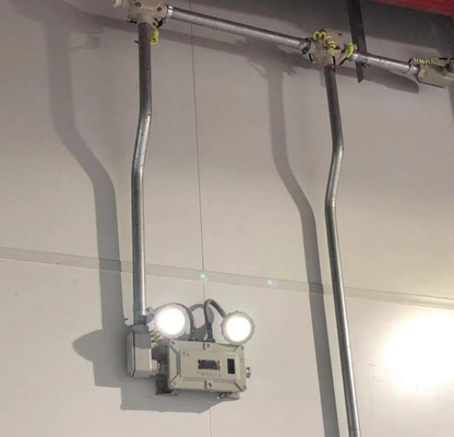 2*4.5w چراغ اضطراری دیواری دوگانه نصب شده ATEX چراغ ضد انفجار LED چراغ اضطراری برای مکان های خطرناک