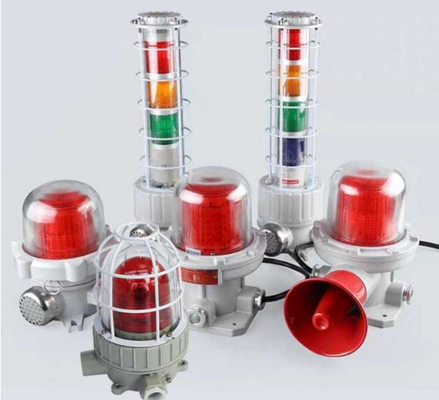آب ضد انفجار ضد انفجار آژیر آژیر آژیر صوتی و بصری 5-40W 180DB با 150 بار / دقیقه