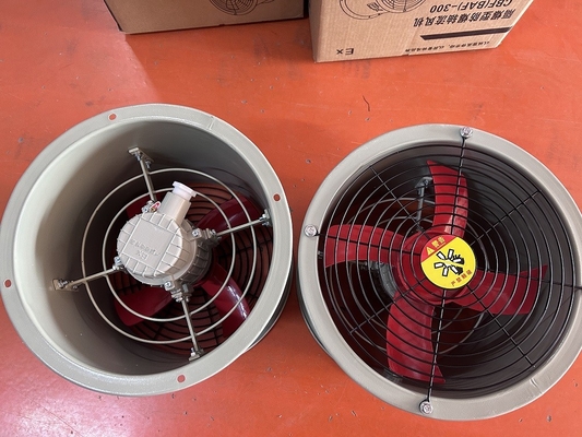صنعتی 1450r / m ضد انفجار خروجی 300mm قطر فن امن و فن آوری بالا برای مناطق خطرناک