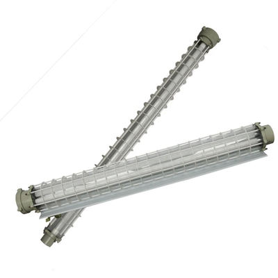کلاس ایمنی دوم نور فلورسنت ضد انفجار 600mm/1200mm طول مقاومت در برابر خوردگی 1/2/3 لوله کابل