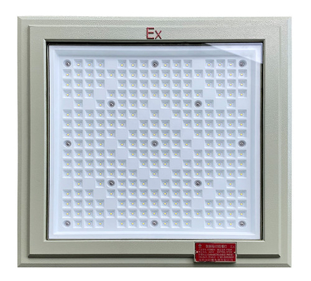 ATEX 18 * 18 اینچ شکل مربع نور ضد انفجار 100w 130lm / w چراغ پمپ بنزین با پنج سال گارانتی