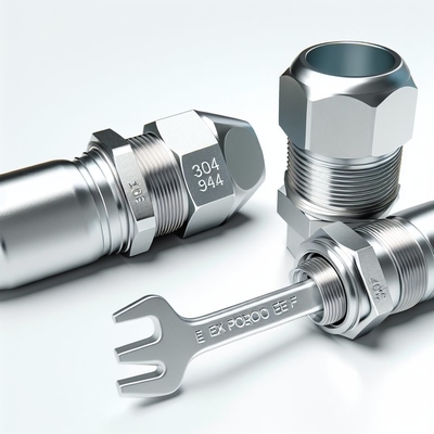 گواهینامه ATEX Ex Proof Cable Gland برای قطر کابل 10-14mm