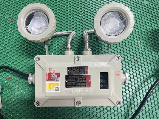 چراغ اضطراری LED ضد آتش 2x3W 90lm/W، IP66 برای مناطق خطرناک