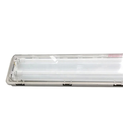 مواد GRP قدرت بالا 1200mm 2 * 18w نور فلورسنت ضد انفجار برای صنایع شیمیایی