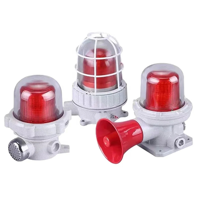 فروش داغ چراغ های هشدار 5-40w روشنایی اورژانسی 120-180db ضد انفجار هشدار صوتی و بصری