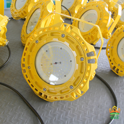 IP66 150 وات چراغ های ضد انفجار با کارایی 135lm / w برای مناطق صنعتی و پتروشیمی