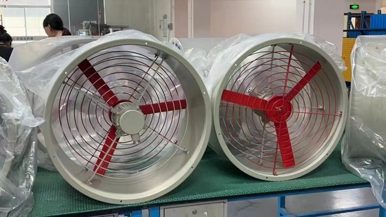 صنعتی 1450r / m ضد انفجار خروجی 300mm قطر فن امن و فن آوری بالا برای مناطق خطرناک
