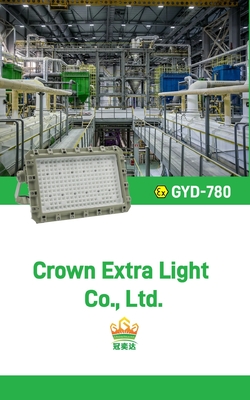 ATEX IECEx RoHS CNEX 150W نور ضد انفجار LED برای روشنایی صنعتی 5 سال گارانتی