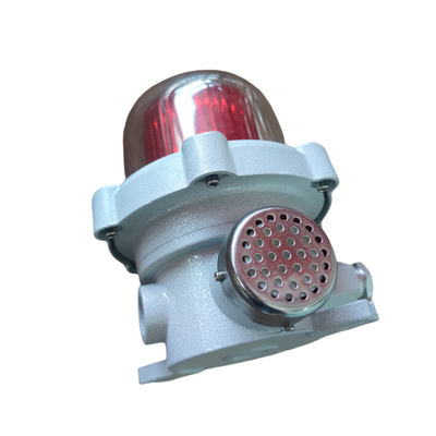 هشدار ضد انفجار صدا و بصری چراغ های هشدار ATEX درجه صنعتی برای مکان های خطرناک 120-180DB