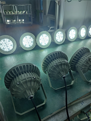 Ex Proof High bay Light 180lm/w ATEX مقاومت در برابر خوردگی IP66 LED در فضای باز نور سقف 50W-250W