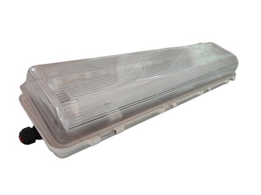 نور فلوروسنت LED ضد شعله Ex d ATEX IECEx درجه بندی IP66 برای مناطق خطرناک 53W 100lm / w