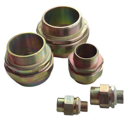 برنج نقره ای 6-12mm Ex Proof Clamping Gland سطح صاف