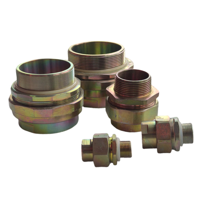 برنج نقره ای 6-12mm Ex Proof Clamping Gland سطح صاف