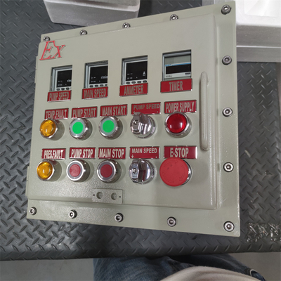 ATEX CNEX درجه Ex d پنل ضد شعله Box محفظه IP66 WF2 برای منطقه خطرناک با ورود کابل سفارشی 295Vac