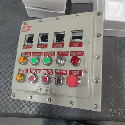 ATEX CNEX درجه Ex d پنل ضد شعله Box محفظه IP66 WF2 برای منطقه خطرناک با ورود کابل سفارشی 295Vac