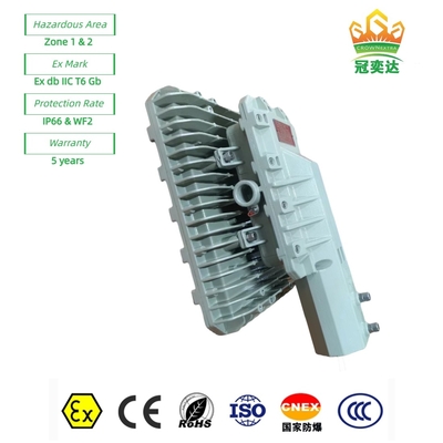 ATEX درجه ExProof چراغ های LED خیابان WF2 IP66 CREE برای منطقه 1 میدان نفت / دریایی 180lm / w 295≤V