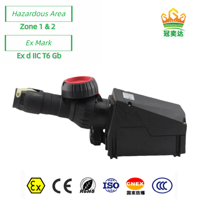 32A 63A ATEX پلگ و سوکت ضد انفجار 16A برای تولید برق دریایی و دریایی