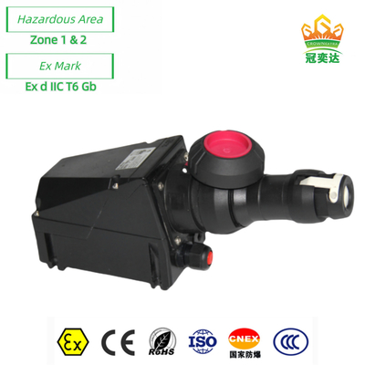 32A 63A ATEX پلگ و سوکت ضد انفجار 16A برای تولید برق دریایی و دریایی