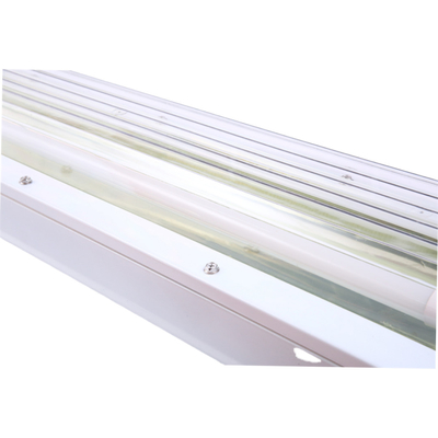 چراغ فلوروسنت خطی LED ضد شعله ATEX با کل پلاستیک ((GRP) بدن 72 وات 100lm / w