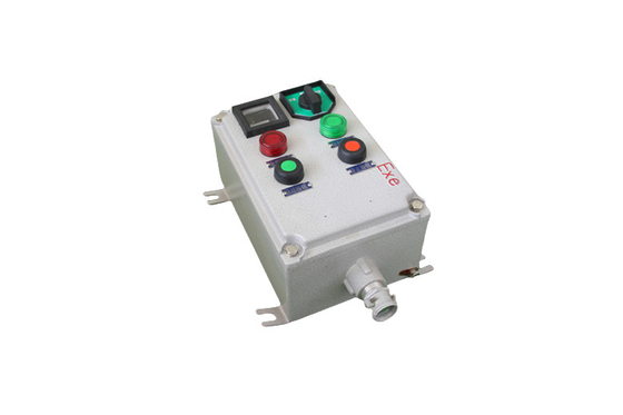 ایمنی ATEX ایستگاه کنترل ضد شعله ای جعبه های کنترل الکتریکی ضد شعله ای 220/380Vac G1/2، G3/4، G1، G1.1/4، G1.1/2، G2