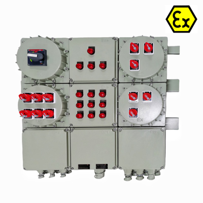 Exd e ایستگاه های کنترل محافظت شده از انفجار ATEX IP66 آلومینیوم درجه دریایی
