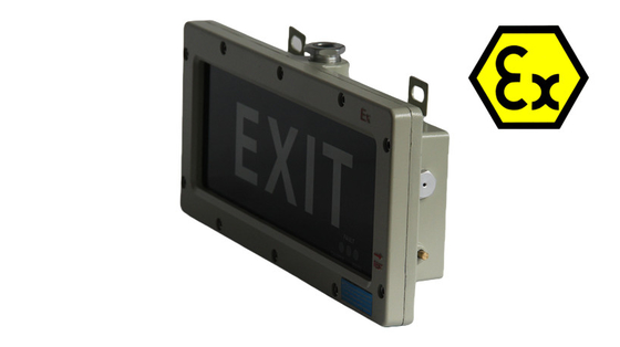 ATEX 3 وات چراغ خروجی ضد انفجار 180 دقیقه زمان اضطراری