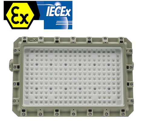 چراغ های فلادی ضد انفجار LED نصب شده در دیوار که توسط ATEX IECEx گواهی شده است