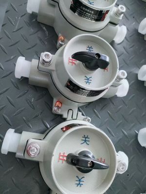 کلید سلکتور الکتریکی ضد انفجار 220 ولت / 380 ولت با WF2 منطقه خاکستری 22