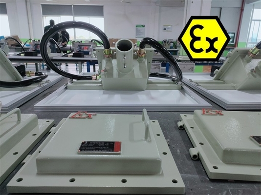 چراغ خورشیدی ضد انفجار آتکس IECEx تایید شده WF2 IP66 100 وات 140lm