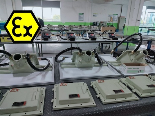 ATEX IECEx ضد انفجار خورشیدی LED نورپردازی خیابان ضد شعله آلومینیوم درجه دریایی