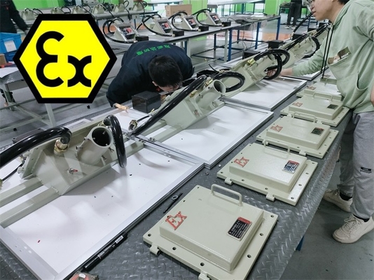 ATEX IECEx ضد انفجار خورشیدی LED نورپردازی خیابان ضد شعله آلومینیوم درجه دریایی