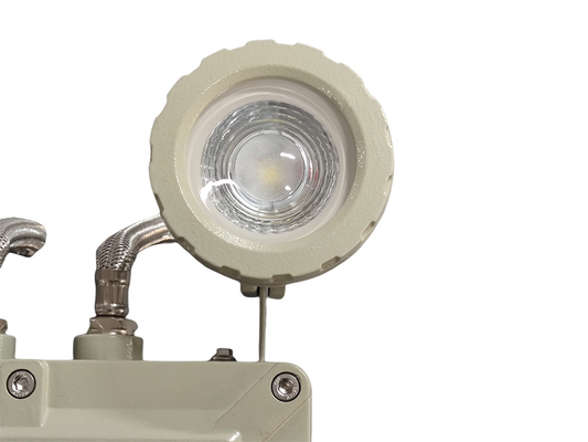 نصب سقف ATEX Ex D IIB چاه شیشه ای چراغ اضطراری شارژ سریع 2 * 3w