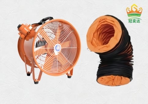 تهویه خطرناکی منطقه ضد انفجار قطر فن 200-750mm نصب