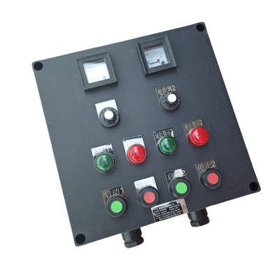 380V ضد شعله ضد GRP ایستگاه کنترل CNEX ATEX تایید شده کل ورودی کابل قابل تنظیم پلاستیکی برای Offshore Onshore Zone1 Zone2