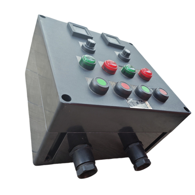 380V ضد شعله ضد GRP ایستگاه کنترل CNEX ATEX تایید شده کل ورودی کابل قابل تنظیم پلاستیکی برای Offshore Onshore Zone1 Zone2
