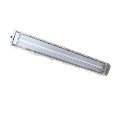 100lm/w کارایی روشنایی مقاومت در برابر انفجار لامپ فلورسنت 2*18w/2*36w برای محیط های خطرناک