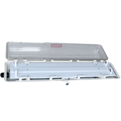 IP66 WF2 نور فلورسنت ضد انفجار برای مناطق خطرناک کل پلاستیک GRP 2 * 18w / 2 * 36w