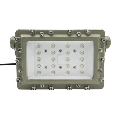 CRI Ra≥80 لامپ فلود LED ضد انفجار گواهینامه ATEX IECEx RoHS CNEX ISO9001 برای اکتشاف نفت و گاز