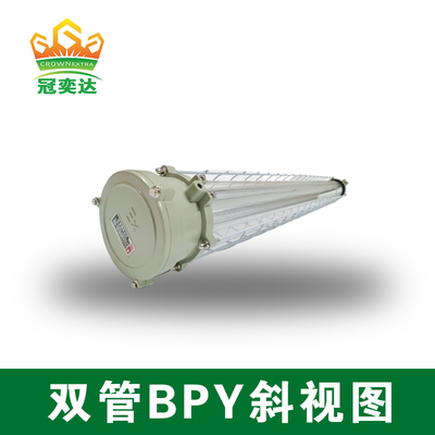 تاسیسات گاز نفتی IP66 2 × 18W لوله دوگانه LED روشنایی ضد انفجار